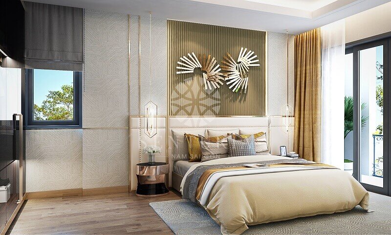 Không gian phòng ngủ của Senturia Nam Sài Gòn Không gian phòng ngủ của Senturia Nam Sài Gòn