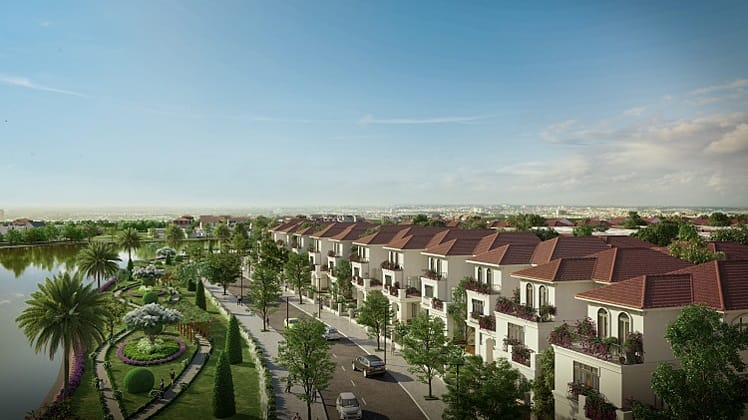 Phối cảnh khu biệt thự đơn lập tại senturia nam sài gòn giai đoạn 2 Phối cảnh khu biệt thự đơn lập tại senturia nam sài gòn giai đoạn 2