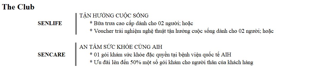 Chương trình Đặc Quyền Senturia 2022 - Chương trình Đặc Quyền Senturia 2022